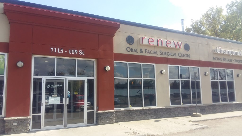 Renew Oral & Facial Surgical Centre | 7115 109 St NW, Edmonton, AB T6G 1B9, Canada | Phone: (780) 439-4399