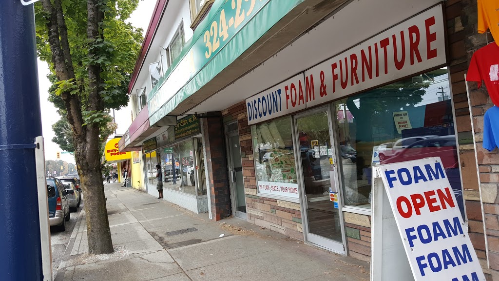 Discount Foam | 6035 Fraser St, Vancouver, BC V5W 2Z8, Canada | Phone: (604) 324-2927