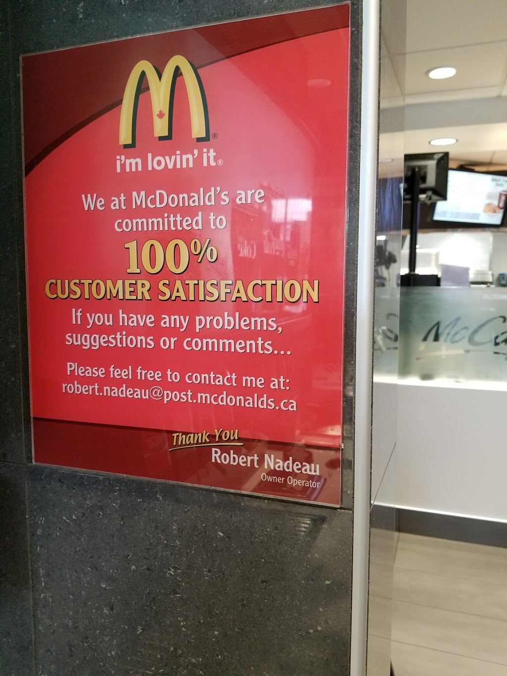 McDonalds | 2736 Lake Shore Blvd W, Etobicoke, ON M8V 1G5, Canada | Phone: (416) 259-3201