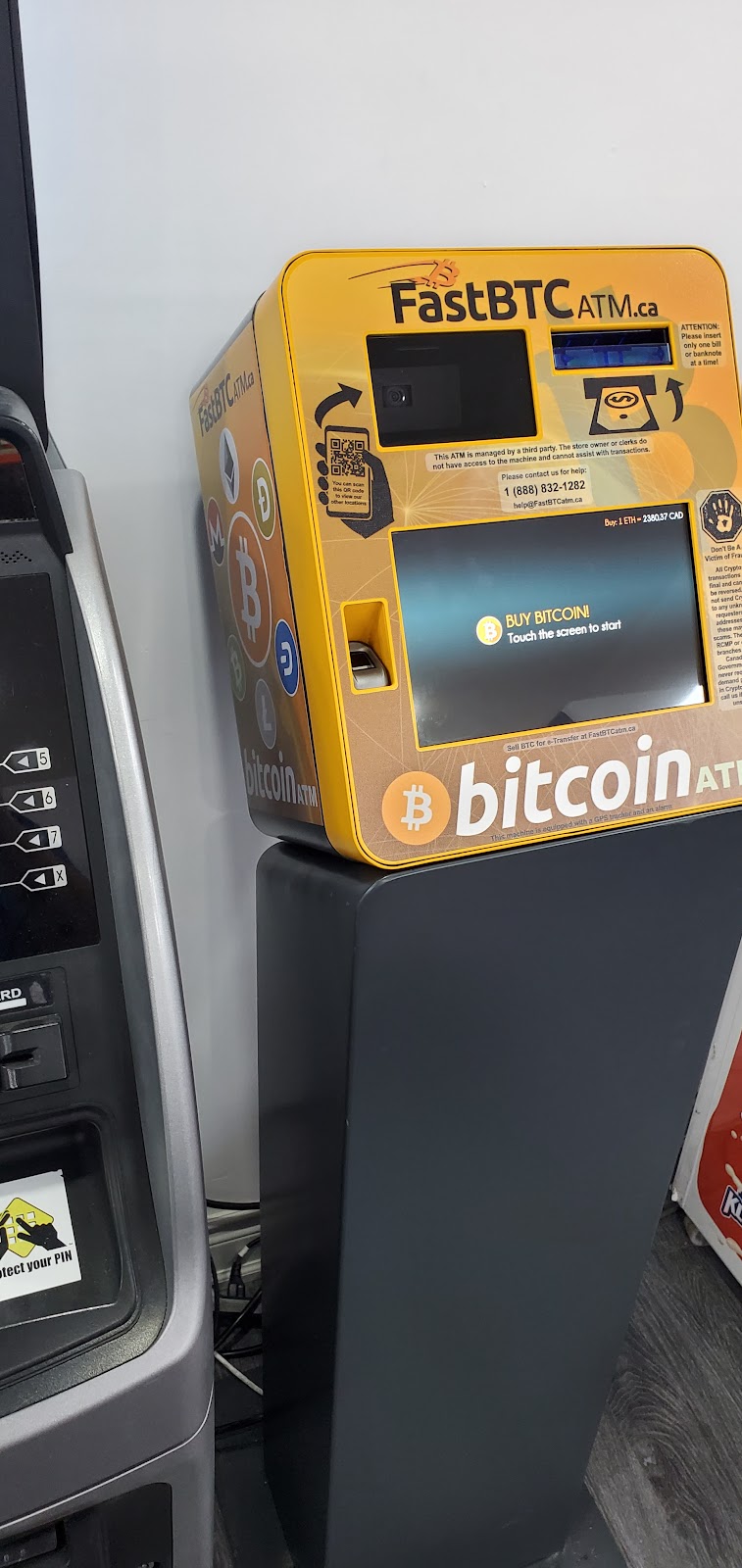 FastBTC Bitcoin ATM - Lakeview Convenience | 126 Main St N, Acton, ON L7J 1W6, Canada | Phone: (888) 832-1282