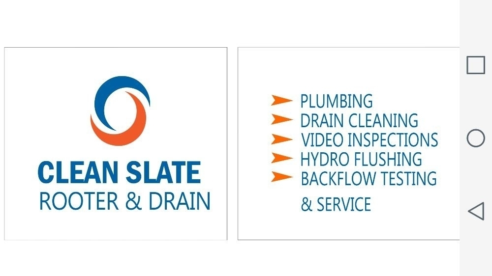 Clean Slate Rooter & Drain | 19257 72a Ave, Surrey, BC V4N 5Y3, Canada | Phone: (778) 218-0640