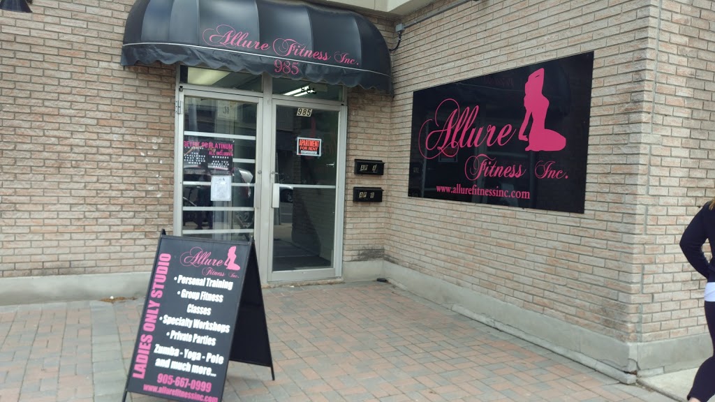 Allure Fitness Inc | 985 King St W, Hamilton, ON L8S 1K9, Canada | Phone: (905) 667-0999