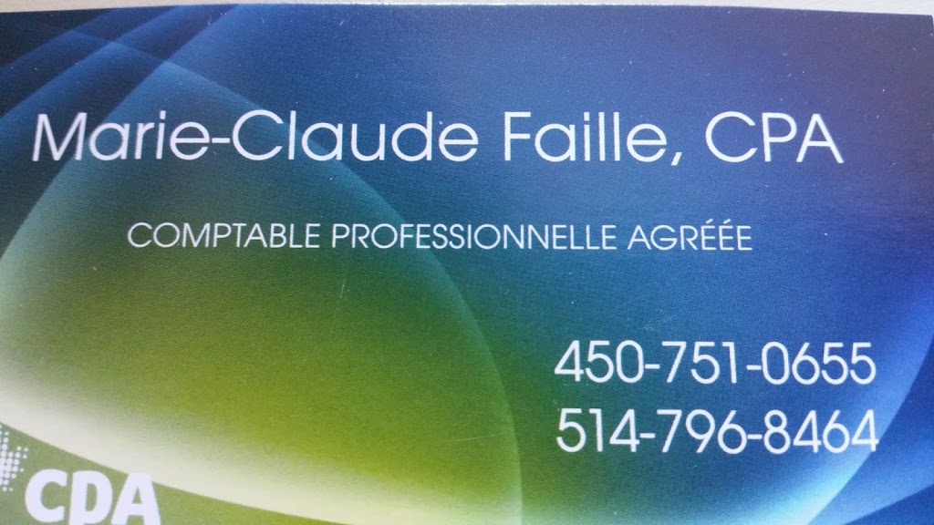 Marie-Claude Faille, Comptable, CPA | 1 Rue Saint Gabriel #2, Saint-Gabriel-de-Brandon, QC J0K 2N0, Canada | Phone: (450) 751-0655