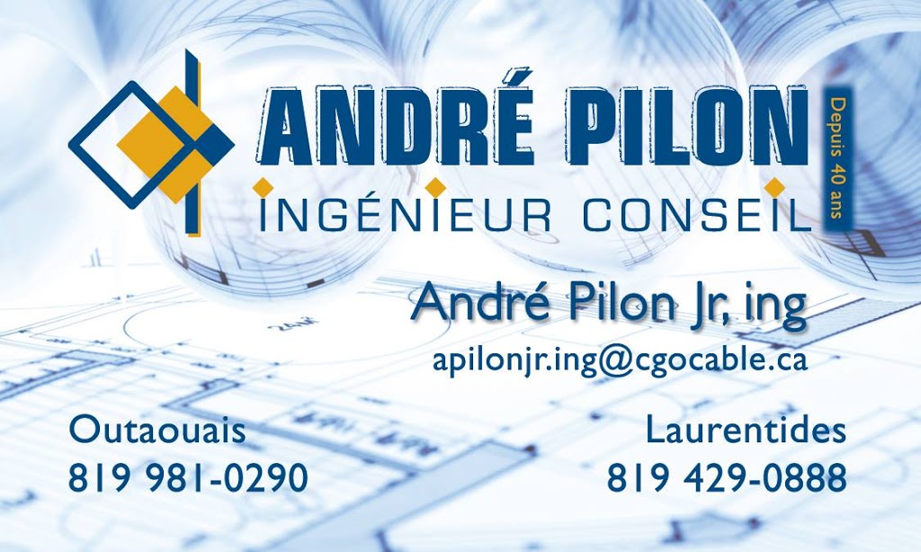 André Pilon Ingénieur Conseil | 214 QC-323, Brébeuf, QC J0T 1B0, Canada | Phone: (819) 429-0888