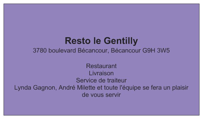 resto le Gentilly | 3780 Boul Bécancour, Bécancour, QC G9H 3W5, Canada | Phone: (819) 298-3201