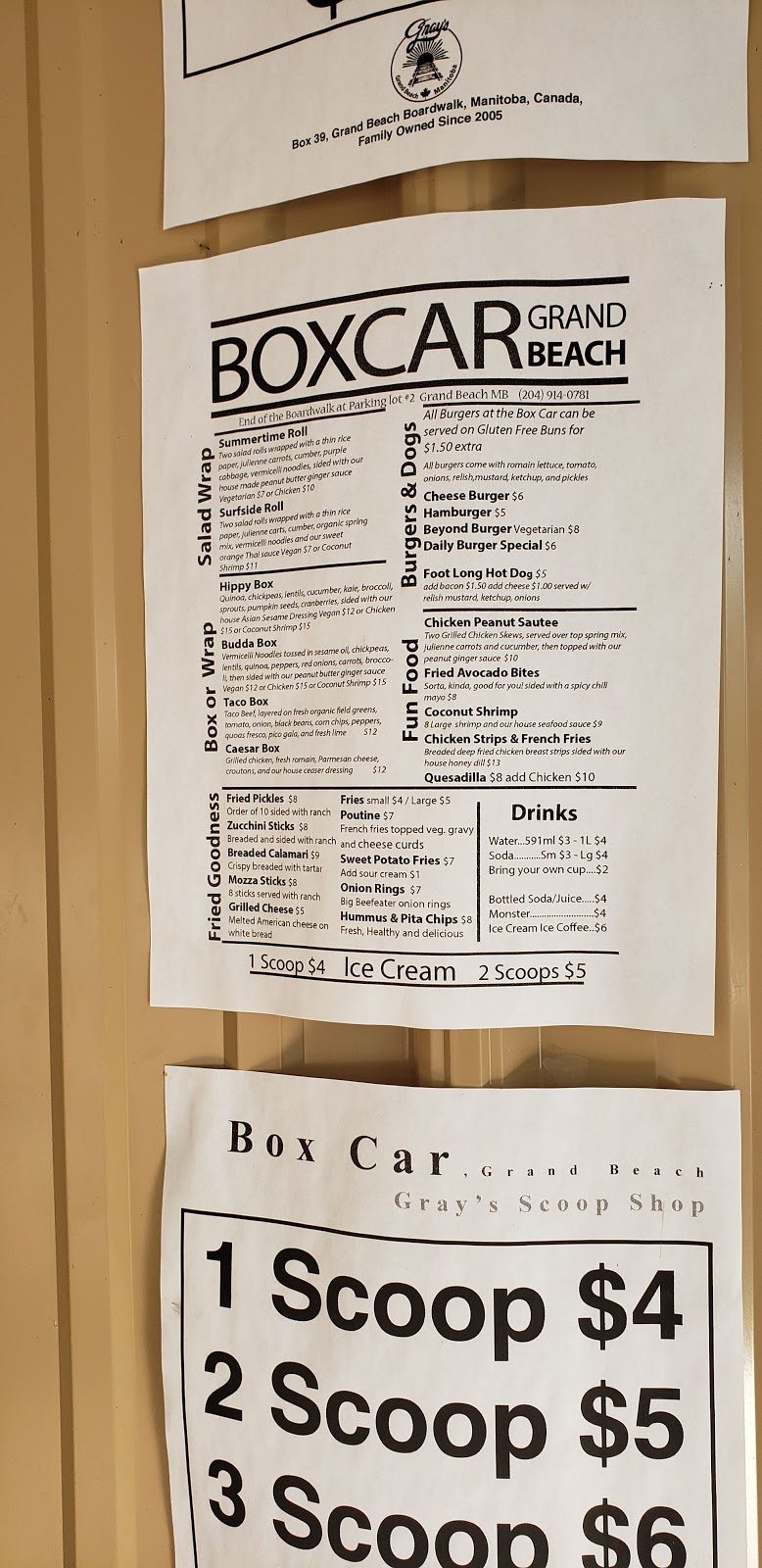 Box Car food station | Piping Plover Way, Grand Marais, MB R0E 0T0, Canada