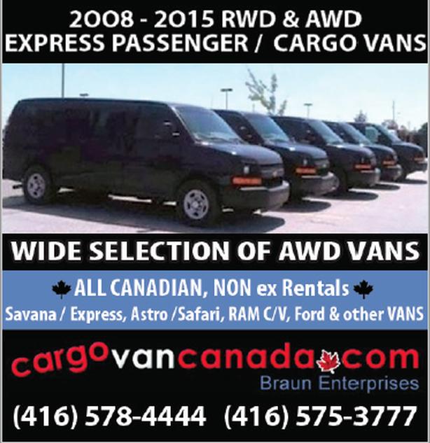 cargovancanada.com ********************* (Braun Enterprises) | Hwy #7, Georgetown, ON L7G 4B3, Canada | Phone: (416) 578-4444