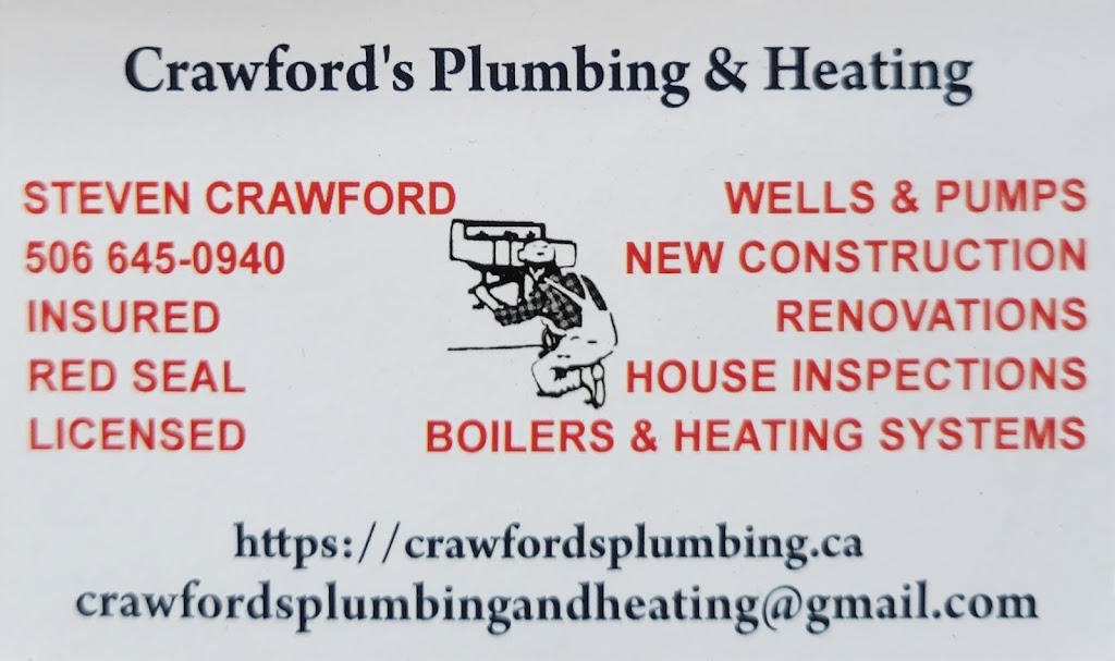 Crawfords Plumbing and Heating | 1605 Route 121, Norton, NB E5T 1P6, Canada | Phone: (506) 645-0940