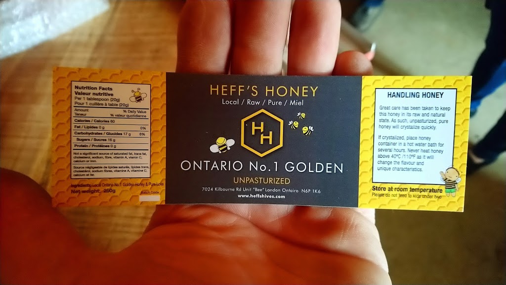 HEFFS HIVES | 7024 Kilbourne Rd Bee, London, ON N6P 1K6, Canada | Phone: (519) 860-7388