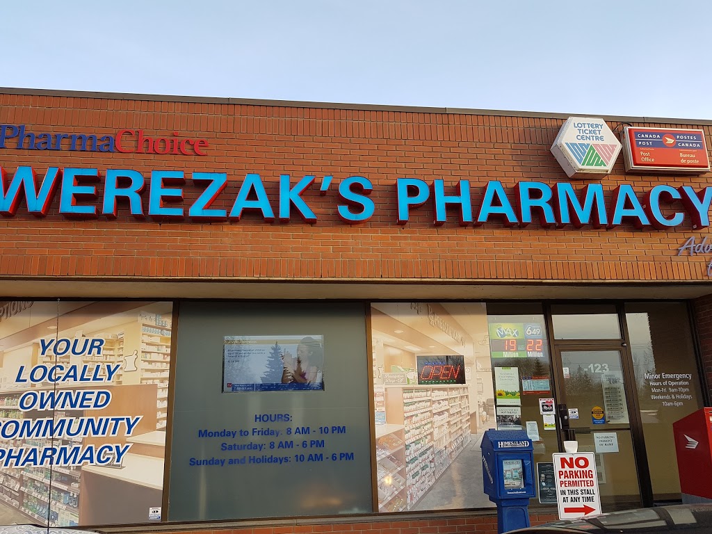 Werezaks Pharmacy Ltd | 123 Lenore Dr, Saskatoon, SK S7K 7H9, Canada | Phone: (306) 931-6662