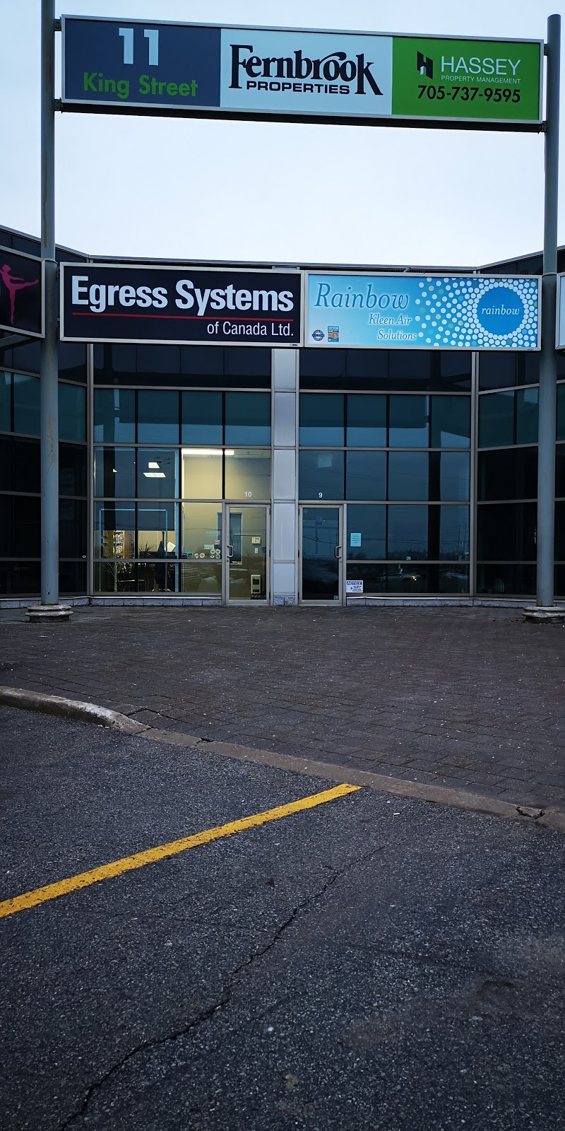 Egress Systems Of Canada | 11 King St Unit #10, Barrie, ON L4N 6B5, Canada | Phone: (705) 733-3667