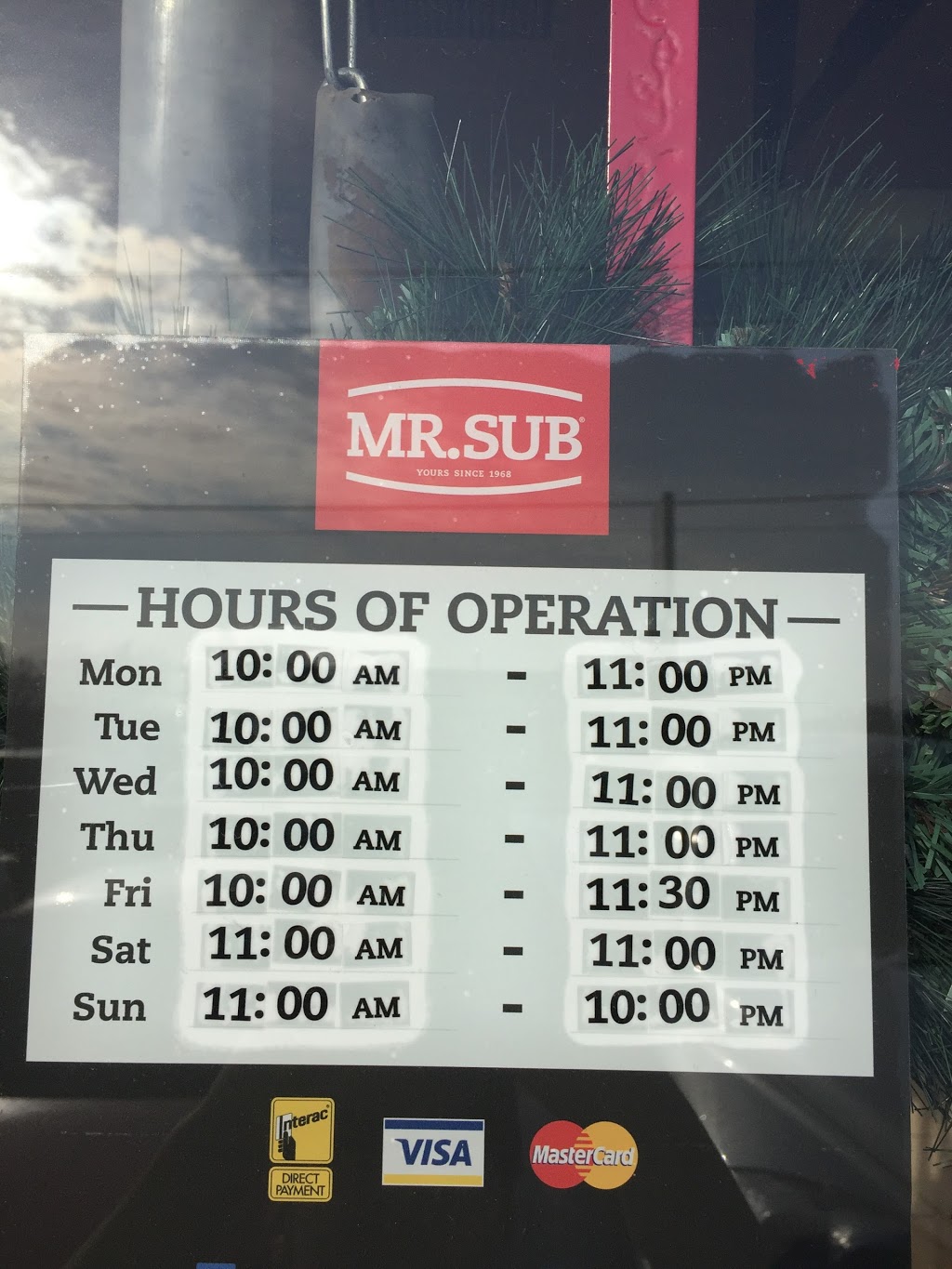 Mr. Sub | 185 Holland St W, Bradford, ON L3Z 2B1, Canada | Phone: (905) 775-7294