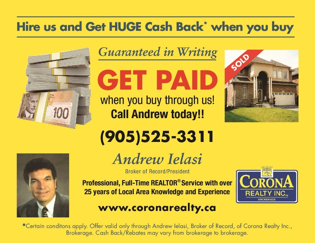 Corona Realty Inc., Brokerage - Buyer Rebates, Cash Back & Low C | 1010 Upper Wentworth St #201, Hamilton, ON L9A 4V9, Canada | Phone: (905) 525-3311
