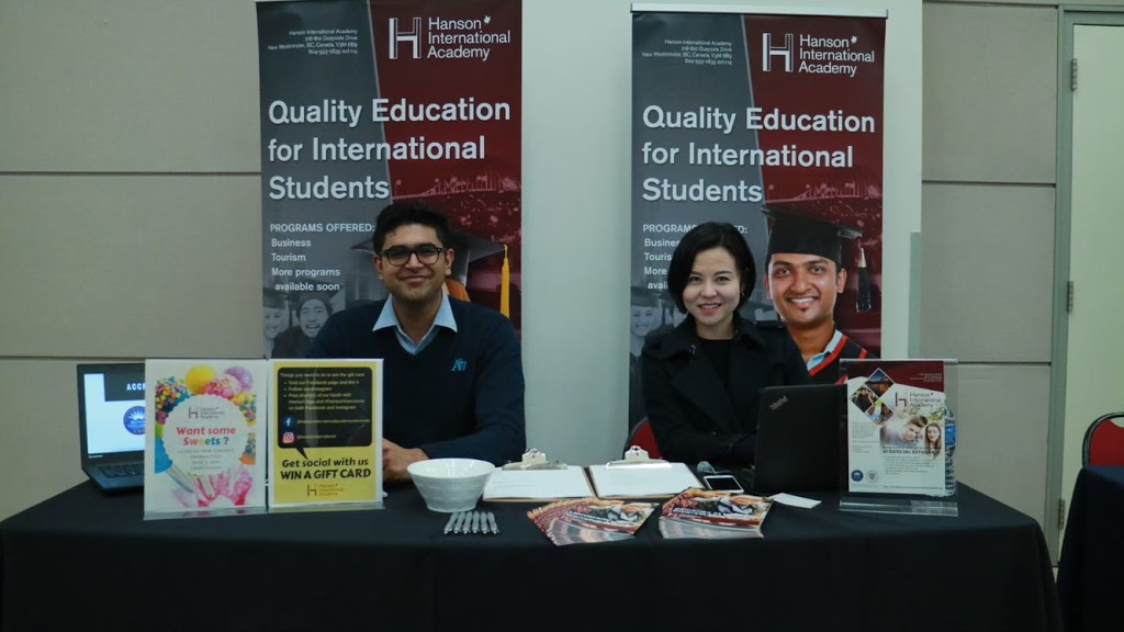 Hanson International Academy - Vancouver | 810 Quayside Dr #218, New Westminster, BC V3M 6B9, Canada | Phone: (604) 553-2835