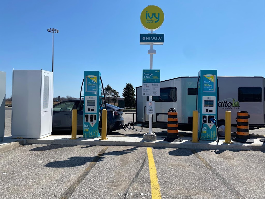 Ivy Charging Station | 27585 Hwy 401 Eastbound, Dutton, ON N0L 1J0, Canada | Phone: (800) 301-1950