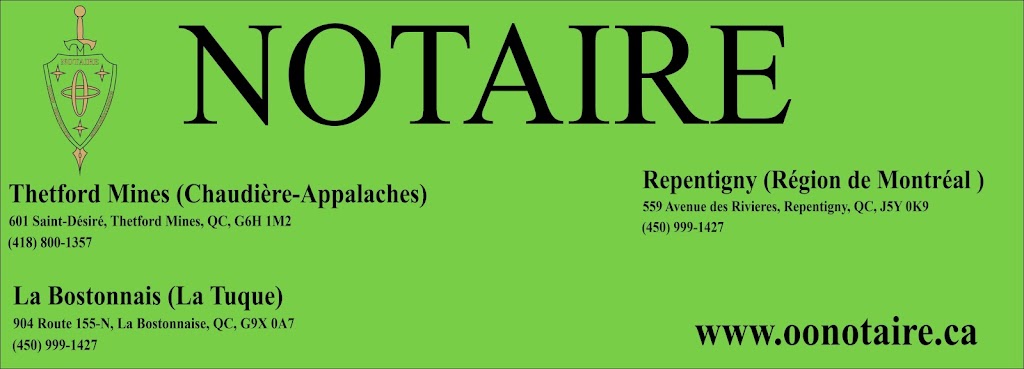 OONotaire | 601 Rue Saint-Désiré, Thetford Mines, QC G6H 1M2, Canada | Phone: (418) 800-1357