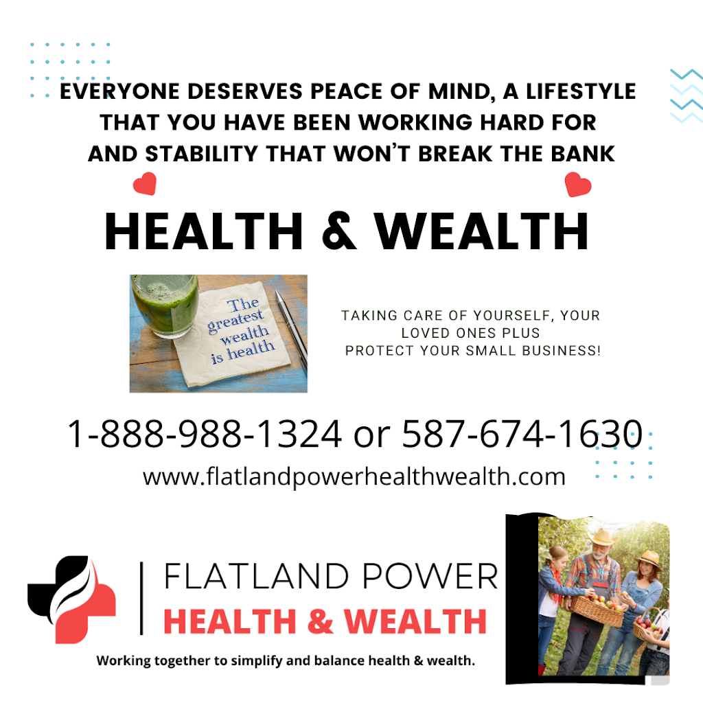 Flatland Power Health & Wealth | 225 Railway St E #20, Cochrane, AB T4C 2C3, Canada | Phone: (888) 988-1324