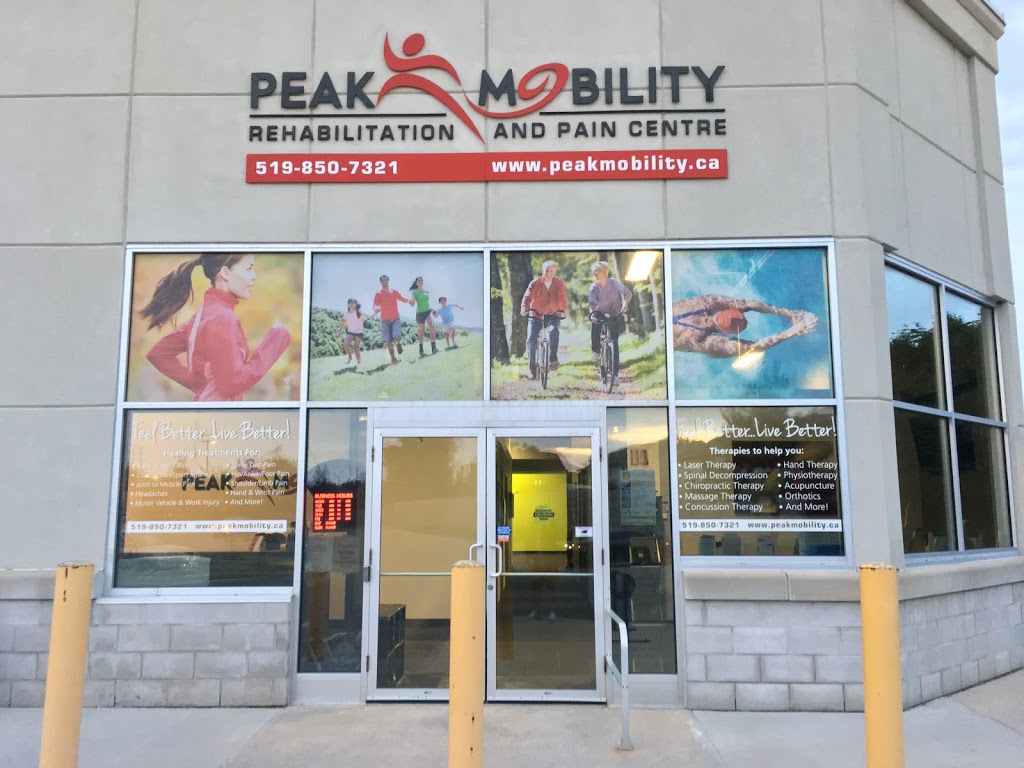 Peak Mobility Rehabilitation & Pain Centre | 395 Southdale Rd E, London, ON N6E 1A2, Canada | Phone: (519) 850-7321