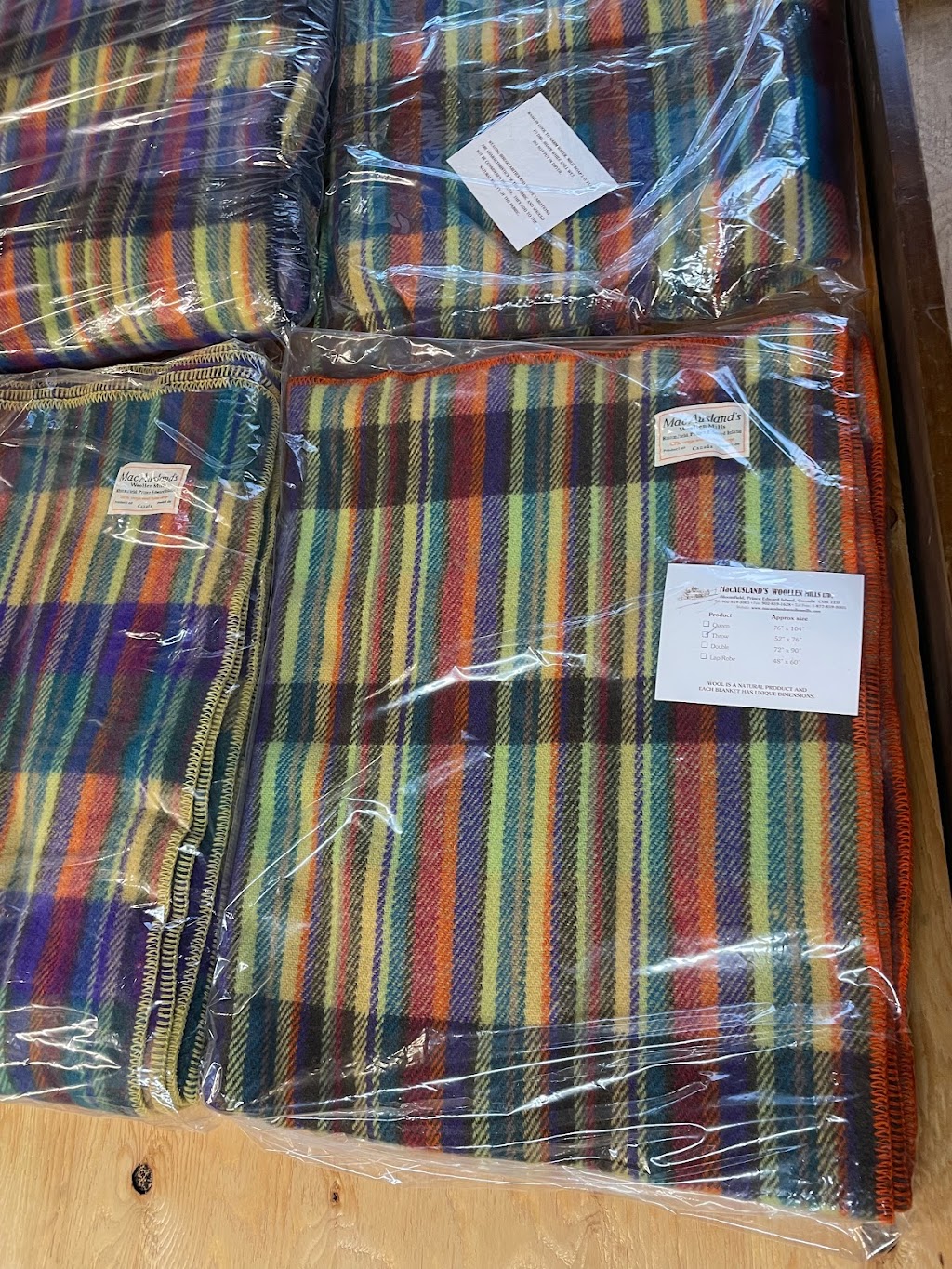 MacAuslands Woollen Mills | 38317 PE-2, Bloomfield, PE C0B 1E0, Canada | Phone: (902) 859-3005