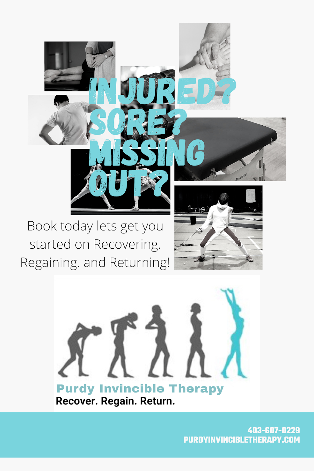 Purdy Invincible Therapy | 3309 9 St SE Unit 1, Calgary, AB T2G 3C1, Canada | Phone: (403) 607-0229