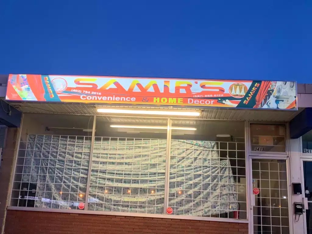 Samir Convenience store | 3415 17 Ave SE, Calgary, AB T2A 0R3, Canada | Phone: (587) 888-6122