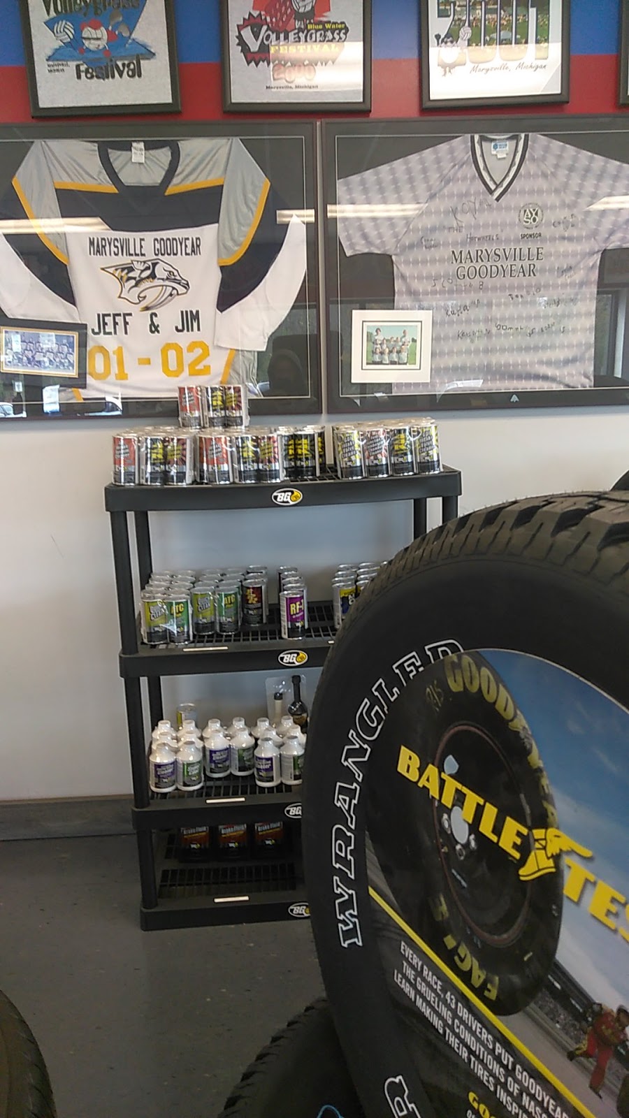 Marysville Tire & Auto Goodyear | 291 Range Rd, Kimball, MI 48074, USA | Phone: (810) 364-4700