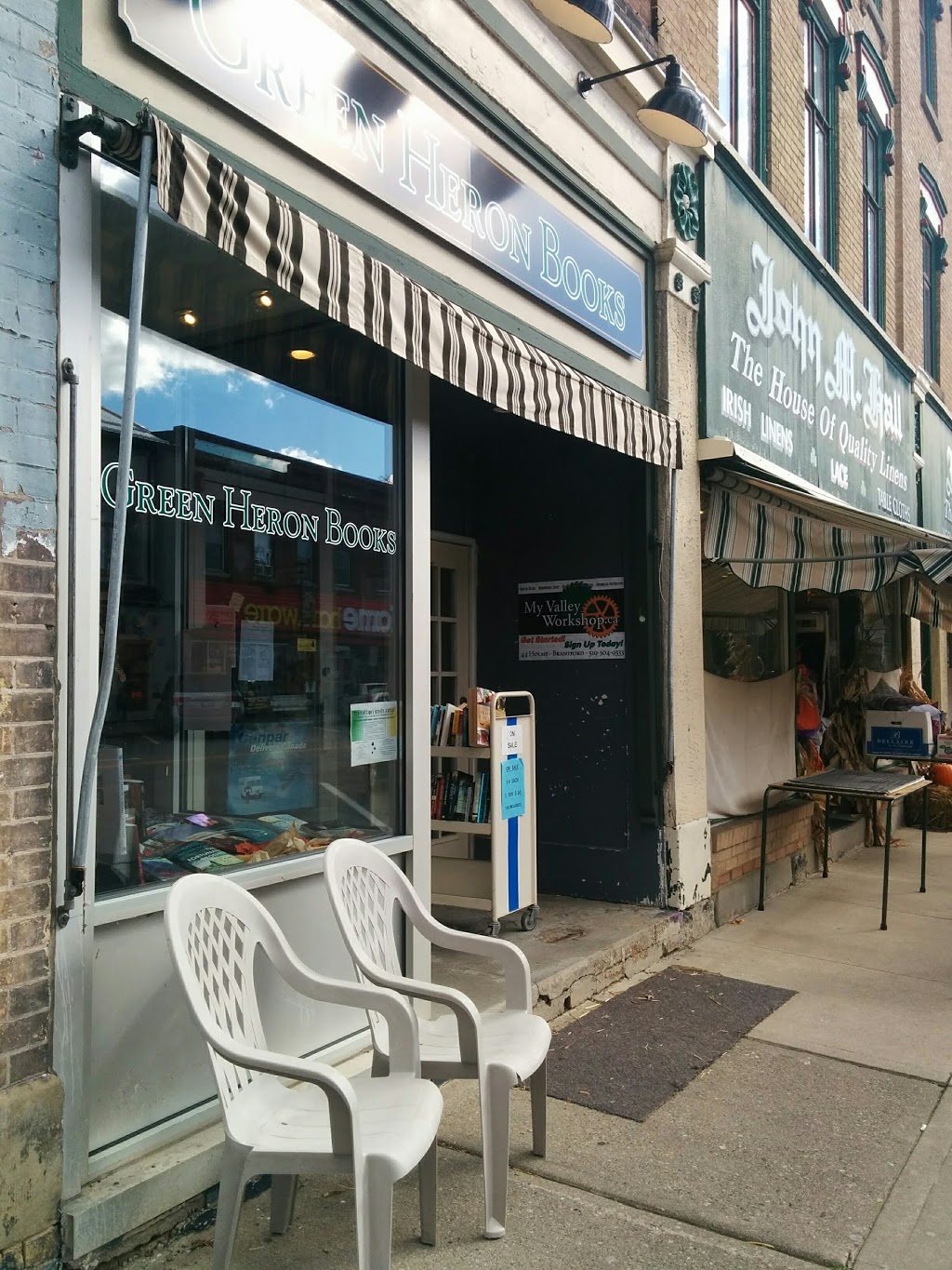 Green Heron Books | 47 Grand River St N, Paris, ON N3L 2M3, Canada | Phone: (519) 442-1822