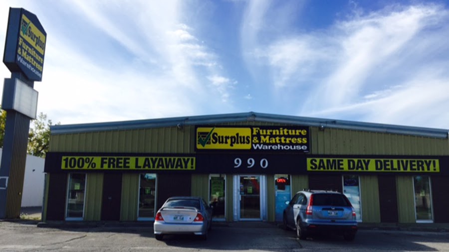 Surplus Furniture & Mattress Warehouse | 990 Nairn Ave, Winnipeg, MB R2L 0Y2, Canada | Phone: (204) 691-8283