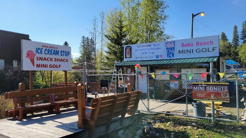 Seba Beach Ice Cream Stop | 135 4 St S, Seba Beach, AB T0E 2B0, Canada | Phone: (780) 797-5455