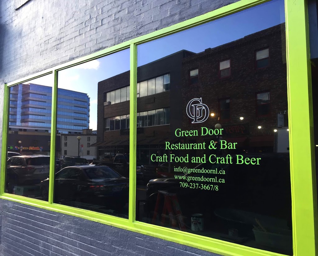 Green Door Restaurant & Bar | 310 Water St, St. Johns, NL A1C 1B8, Canada | Phone: (709) 237-3667