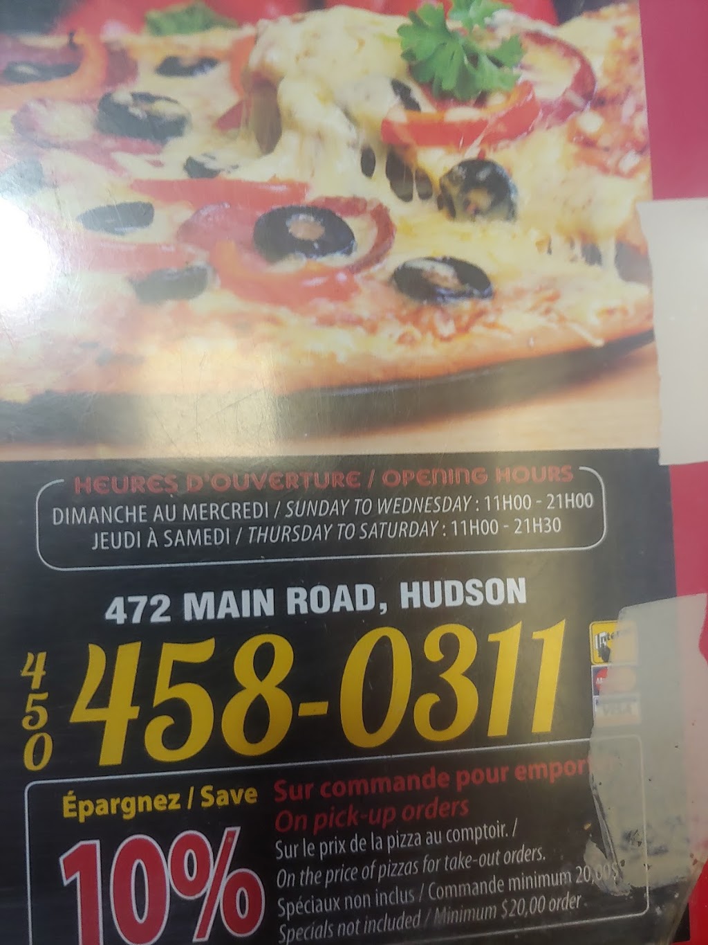 Lees Pizzeria | 472 Rue Main, Hudson, QC J0P 1H0, Canada | Phone: (450) 458-0311