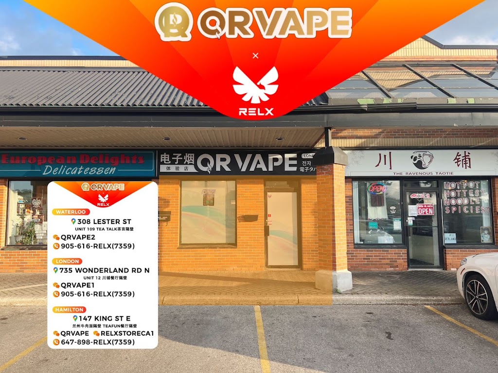 QR Vape (LONDON) | 735 Wonderland Rd N Unit 12, London, ON N6H 4L1, Canada | Phone: (548) 866-0198