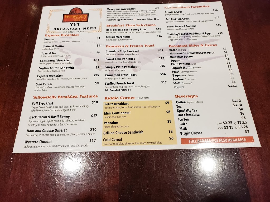 YellowBelly Brewery YYT | 100 World Pkwy, St. Johns, NL A1A 0H6, Canada | Phone: (709) 757-3784
