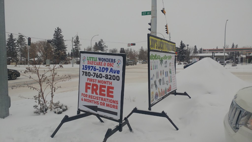 Little Wonders Daycare Inc. | 15976 109 Ave NW, Edmonton, AB T5P 1B7, Canada | Phone: (780) 760-8200