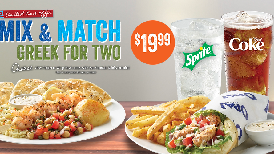 OPA! of Greece McPhillips | 1385 McPhillips St #6, Winnipeg, MB R2V 3C4, Canada | Phone: (204) 694-5512