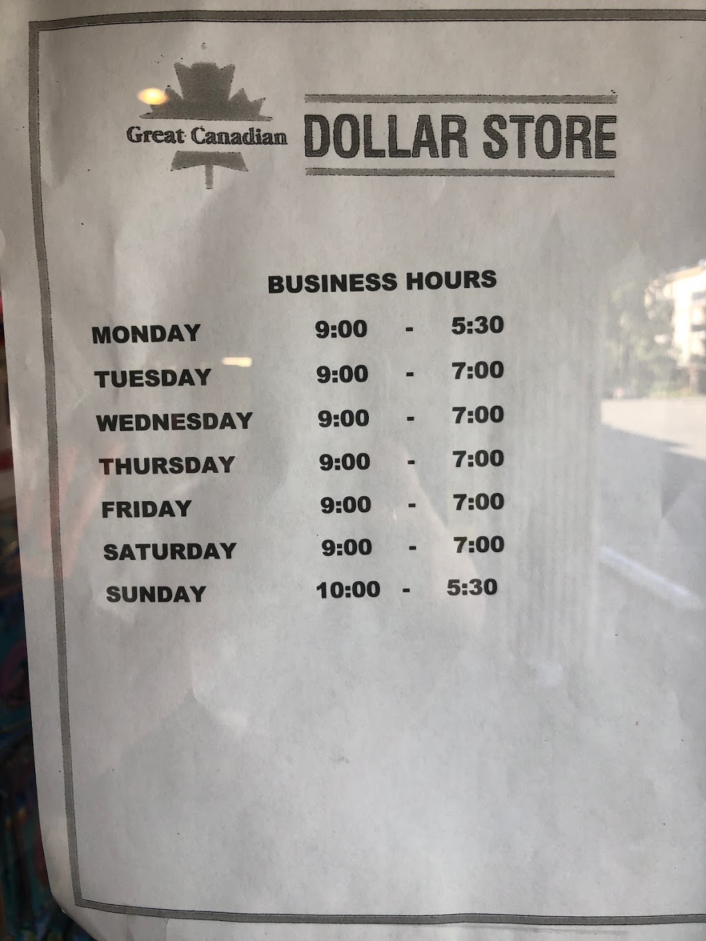 The Great Canadian Dollar Store | 1185 Verdier Ave, Brentwood Bay, BC V8M 1R2, Canada | Phone: (778) 426-3630