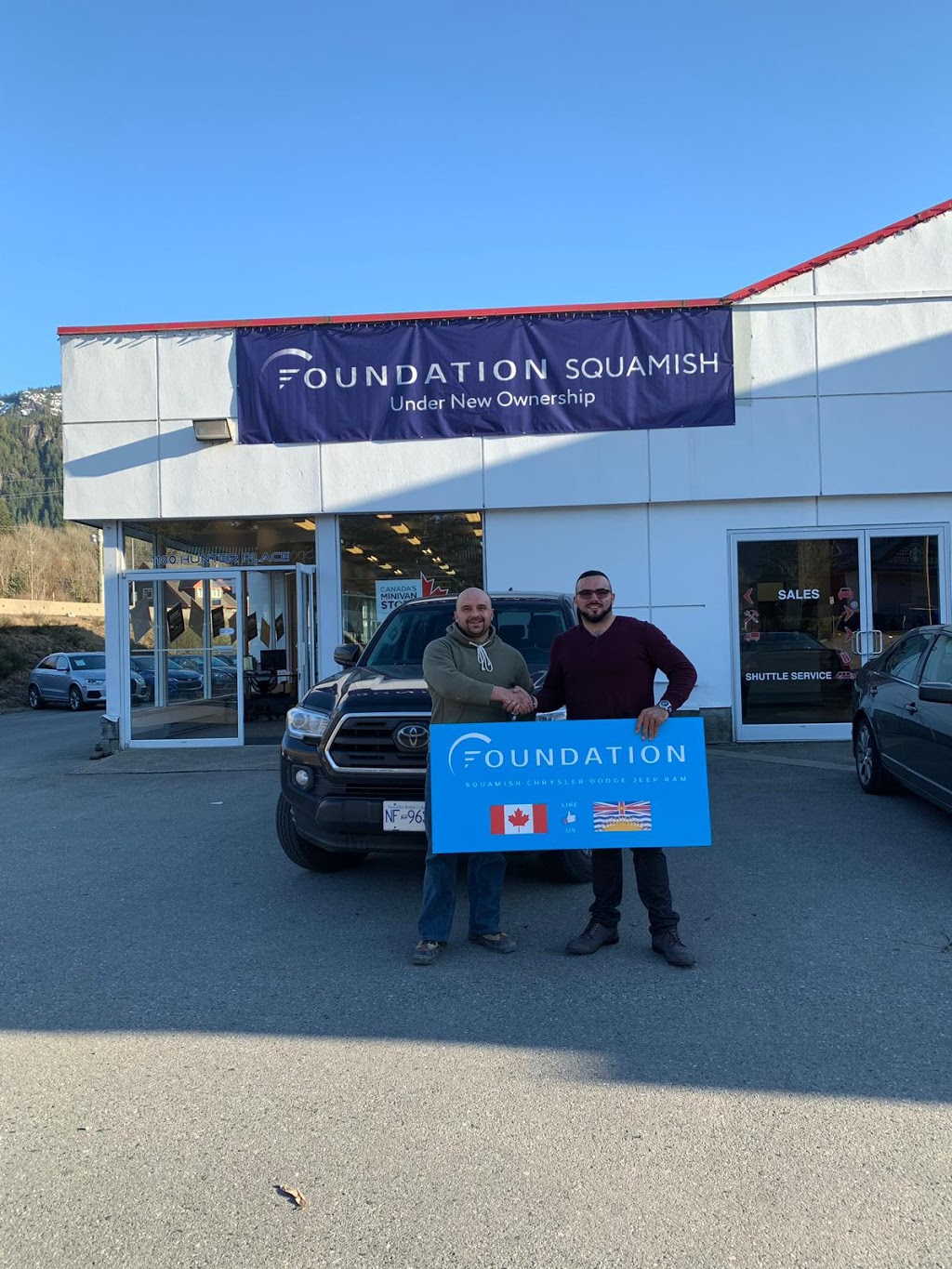 Foundation Squamish Chrysler Dodge Jeep Ram | 1180 Hunter Pl, Squamish, BC V8B 0G8, Canada | Phone: (844) 713-8045