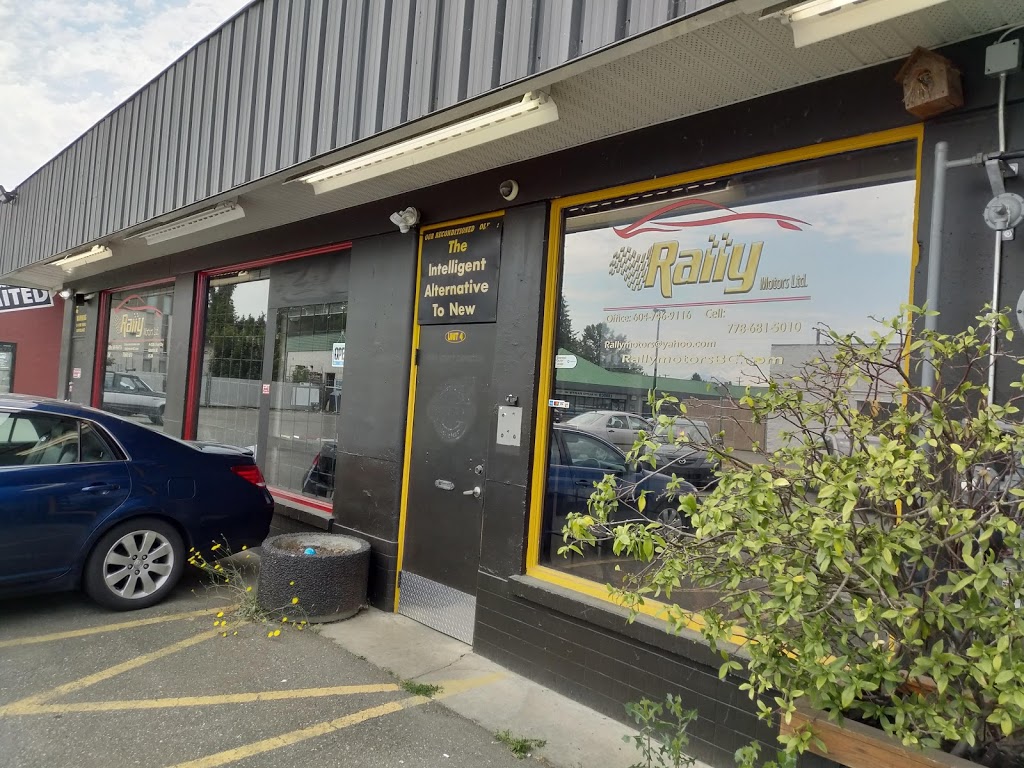 Rally Motors Ltd | 33268 S Fraser Way #4, Abbotsford, BC V2S 2B4, Canada | Phone: (778) 681-5010