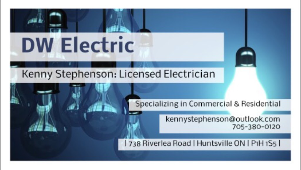 DW Electrical | 274 Rowanwood Rd, Utterson, ON P0B 1M0, Canada | Phone: (705) 380-0120