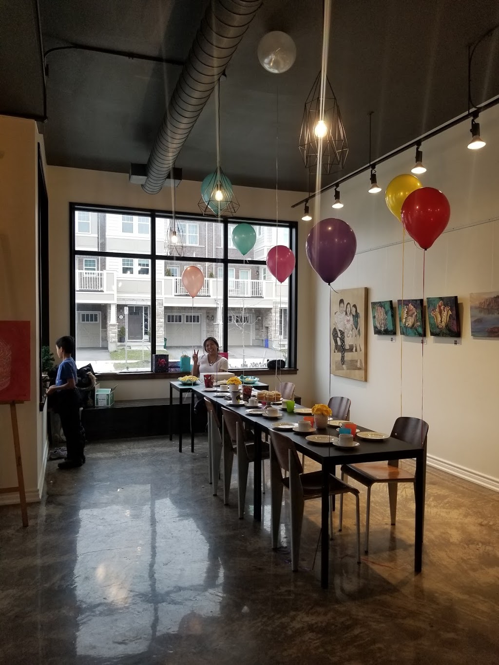 Rainbow Studio Gallery & Cafe | 364 Sixteen Mile Dr, Oakville, ON L6M 4M1, Canada | Phone: (289) 838-2820