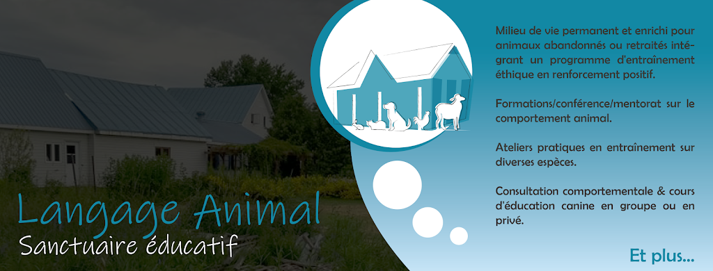 Sanctuaire éducatif Langage Animal | 1921 Rang de la Rivière S, Sainte-Élisabeth, QC J0K 2J0, Canada | Phone: (514) 917-0946