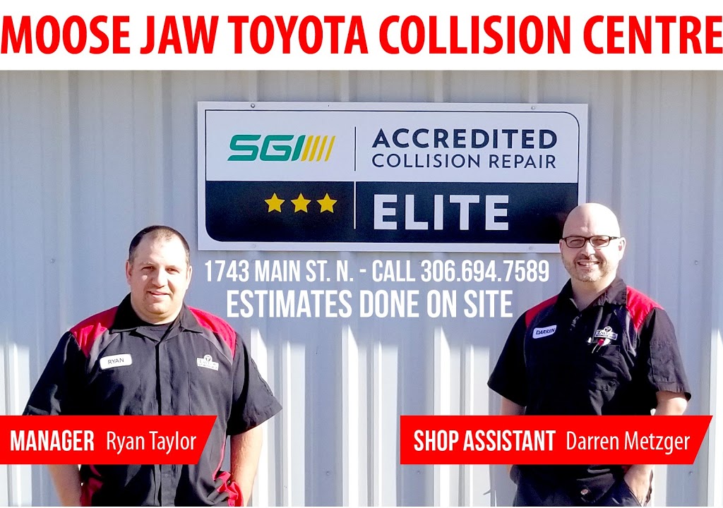 Moose Jaw Toyota Autobody | 1743 Main St N, Moose Jaw, SK S6J 1L6, Canada | Phone: (306) 694-7589