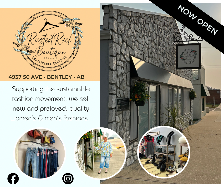 Rusted Rack Boutique | 4937 50 Ave, Bentley, AB T0C 0J0, Canada | Phone: (403) 597-2051