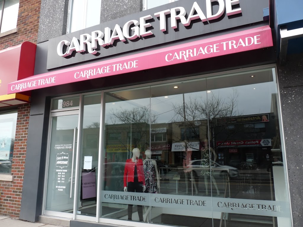 Carriage Trade | 2984 Bloor St W, Etobicoke, ON M8X 1B9, Canada | Phone: (416) 231-2238