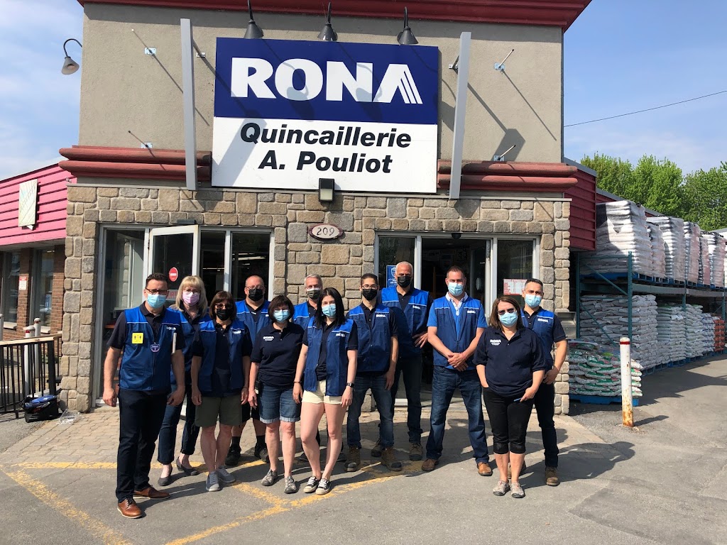 RONA QUINCAILLERIE A POULIOT | 209 Chem. Saint-Louis, Beauharnois, QC J6N 2H8, Canada | Phone: (450) 225-5010