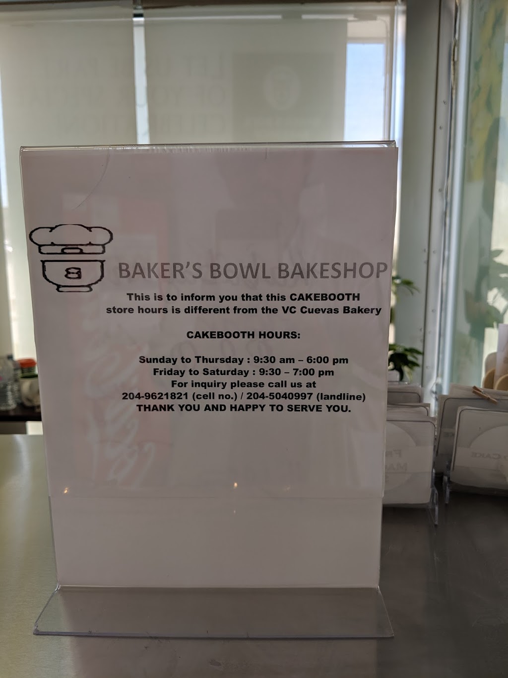 Bakers Bowl Bakeshop | bakery | 989 McPhillips St, Winnipeg, MB R2X 2K3, Canada | 2045040997 OR +1 204-504-0997