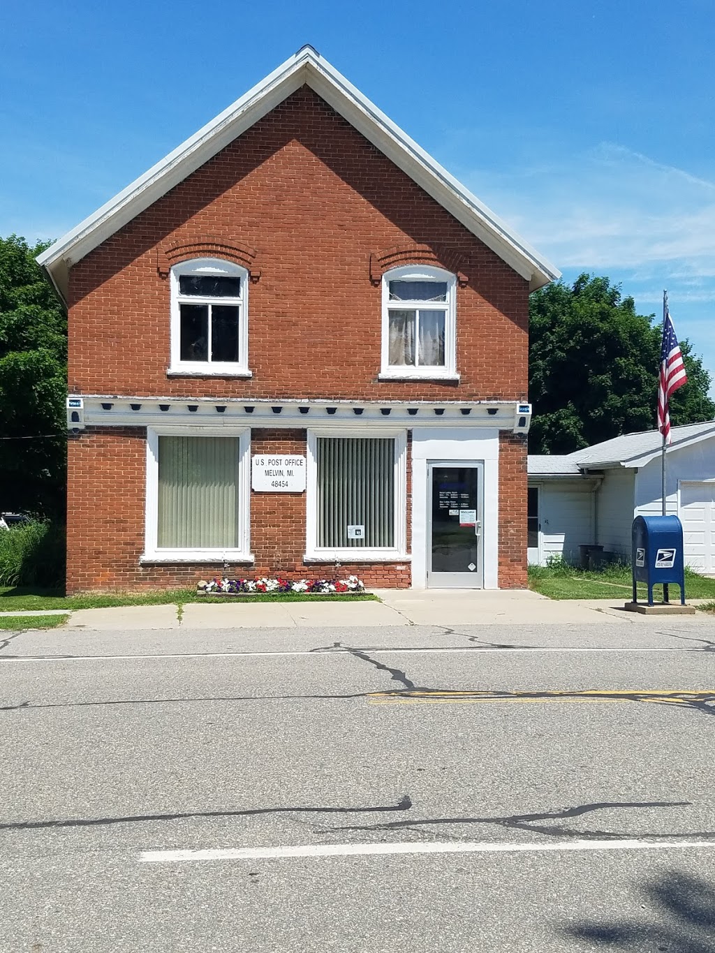 United States Postal Service | 1296 Main St, Melvin, MI 48454, USA | Phone: (800) 275-8777