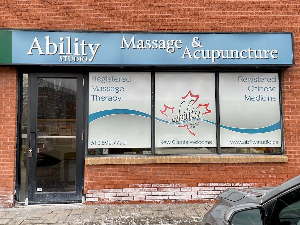Ability Massage Therapy & Acupuncture Studio | 329 March Rd #72, Kanata, ON K2K 2E1, Canada | Phone: (613) 592-7772