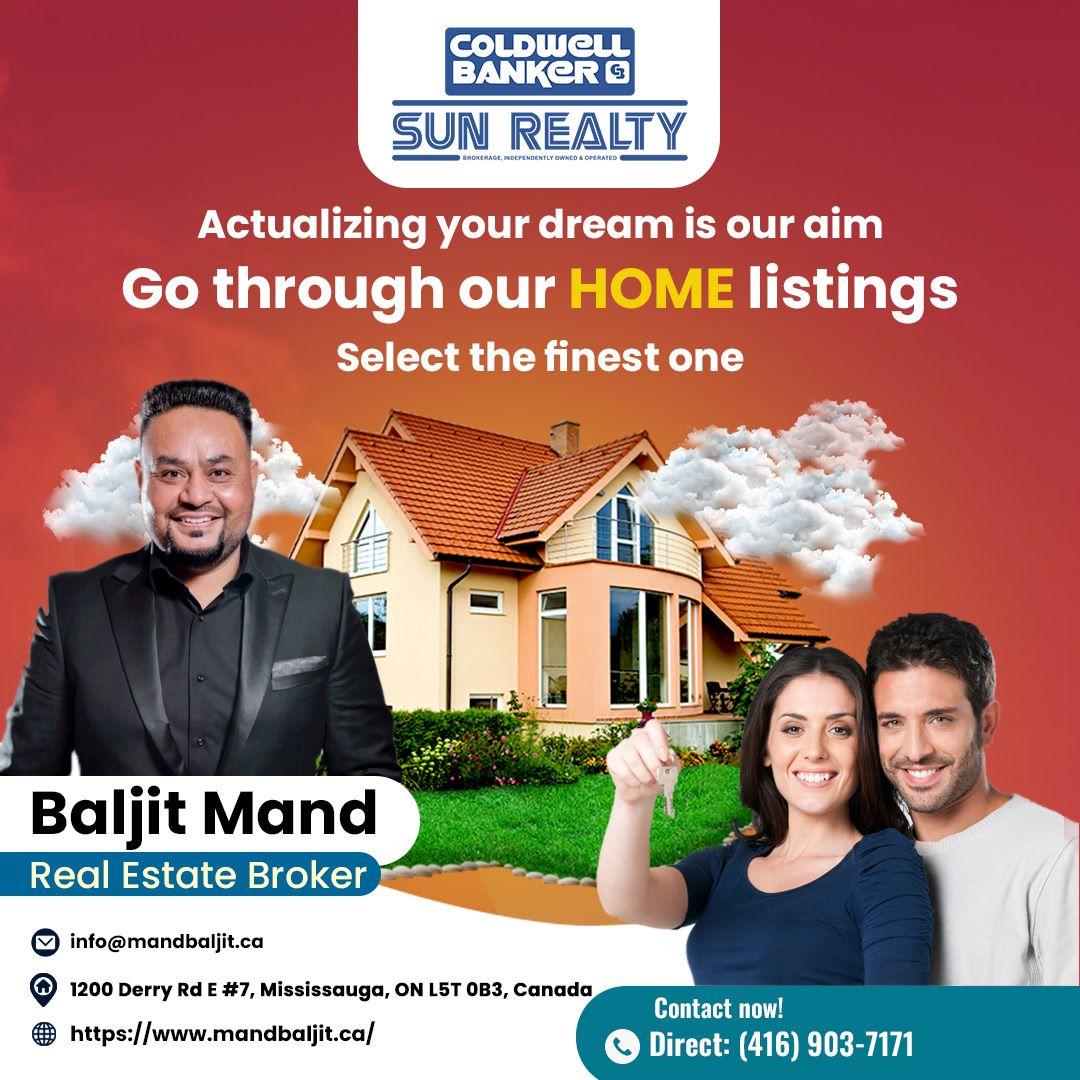 Baljit Mand -Best Realtor In Brampton | 1200 Derry Rd E, Mississauga, ON L5T 1B6, Canada | Phone: (416) 903-7171