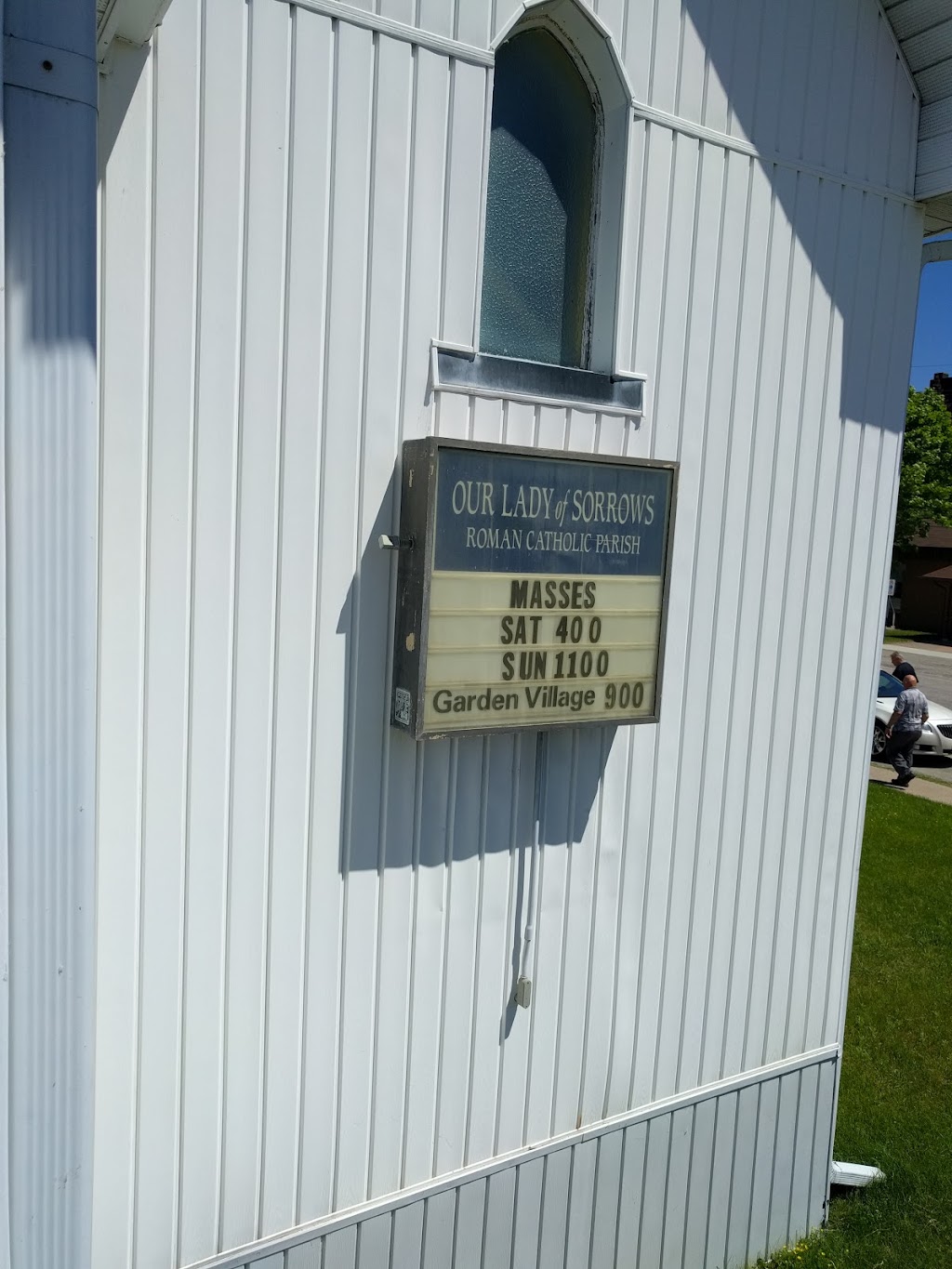 Our Lady of Sorrows Church | 45 John St, Sturgeon Falls, ON P2B 1Y2, Canada | Phone: (705) 753-0644